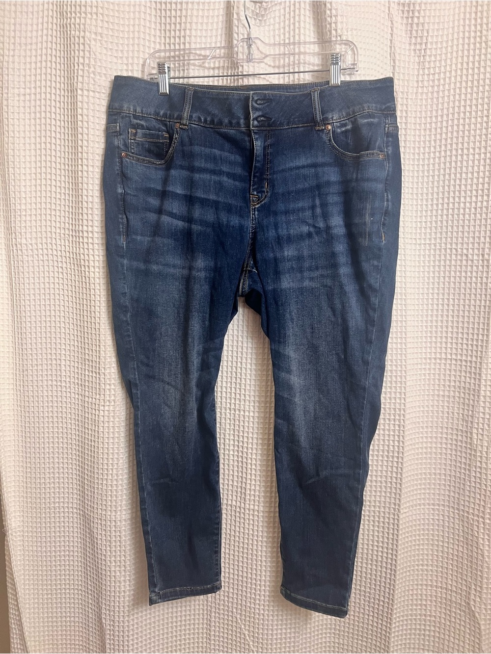 Lane Bryant Dark Blue Skinny Jeans - Stretch Denim